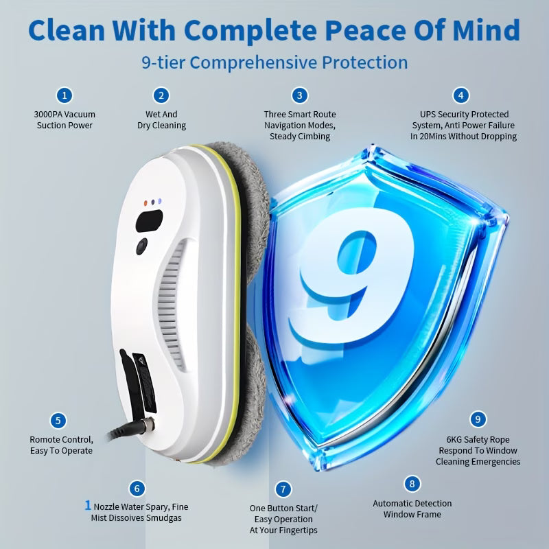 Blink Boss Window Cleaning Robot | Automatic Glass Cleaner