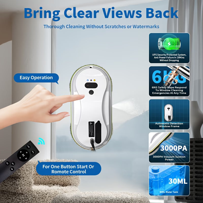 Blink Boss Window Cleaning Robot | Automatic Glass Cleaner